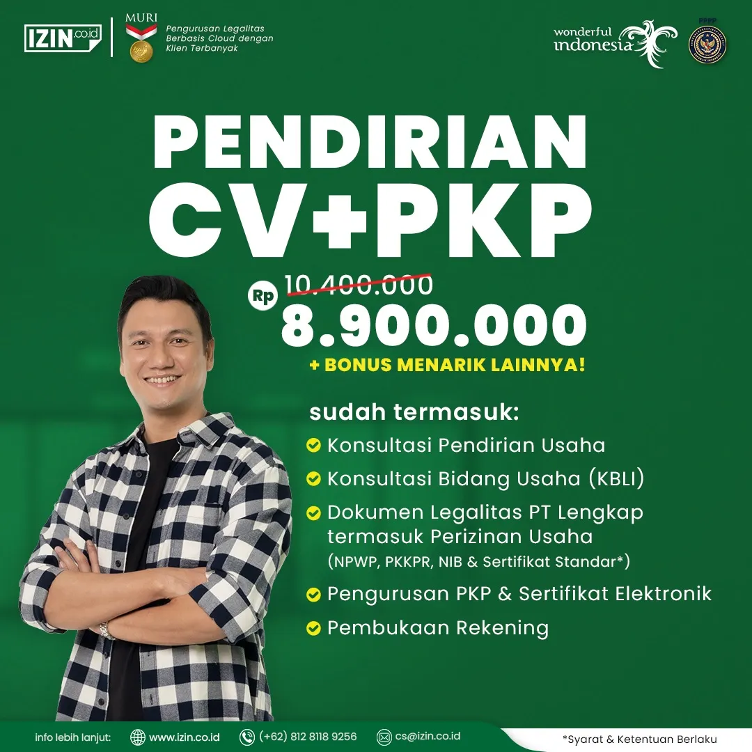 Pendirian CV PKP