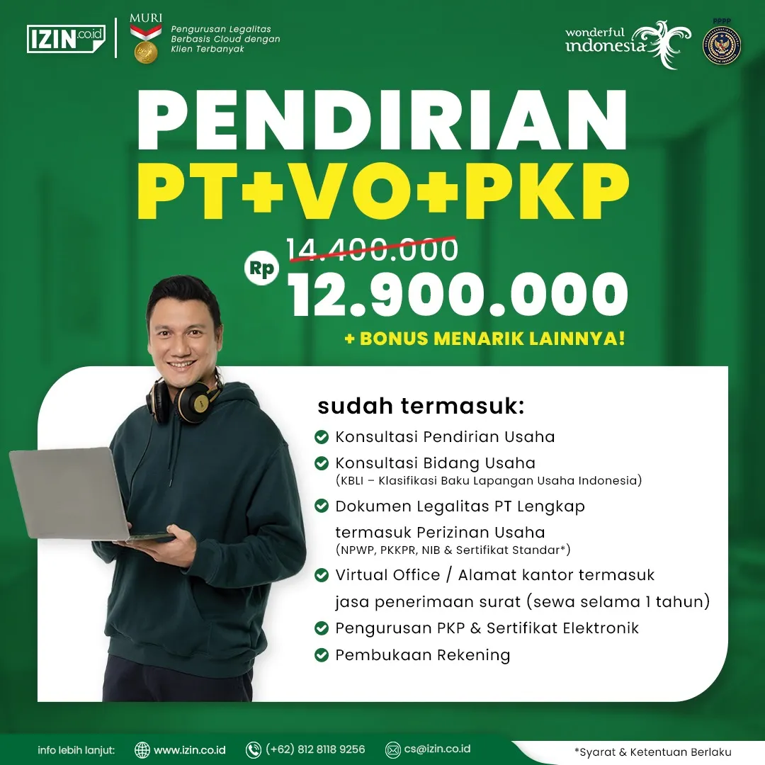 Pendirian PT VO PKP