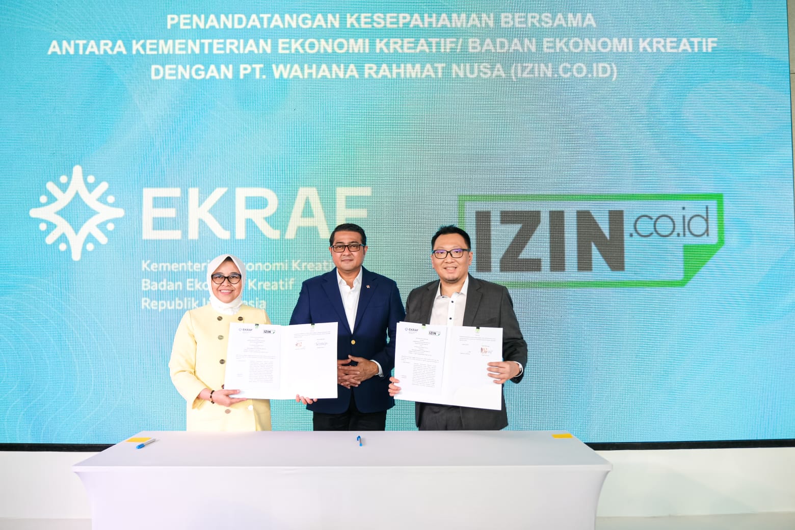 Permudah Perizinan Usaha Pelaku UMKM Ekraf, Kemenparekraf Gandeng izin.co.id